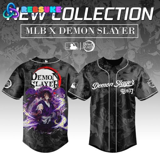 Kokushibo Demon Slayer x MLB Baseball Jersey