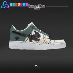 Levi Ackerman Attack On Titan Nike Air Force 1 Sneakers