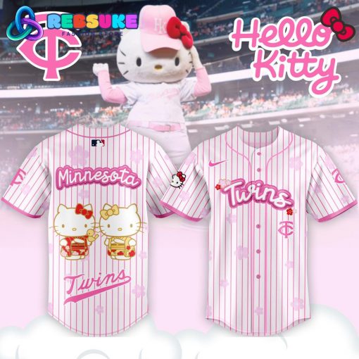 Minnesota Twins x Hello Kitty Night Happy Girlsday Jersey