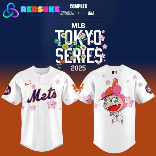 New York Mets Takashi Murakami x MLB World Tour Tokyo Series Jersey