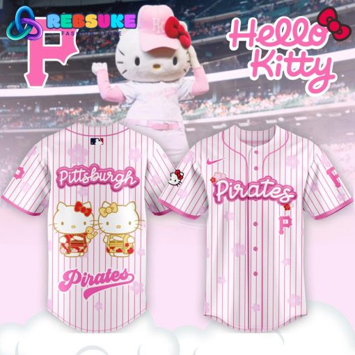 Pittsburgh Pirates x Hello Kitty Night Happy Girlsday Jersey