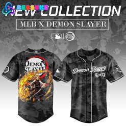 Rengoku Kyojuro Demon Slayer x MLB Baseball Jersey