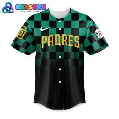 San Diego Padres MLB x Demon Slayer Baseball Jersey