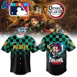 San Diego Padres x Demon Slayer MLB Collab Baseball Jersey