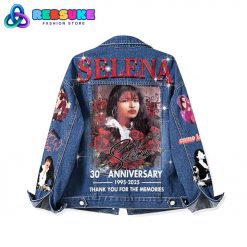 Selena 30th Anniversary Thank You For The Memories Denim Jacket