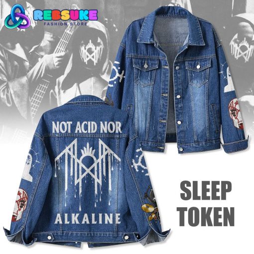 Sleep Token Not Acid Nor Alkaline Denim Jacket