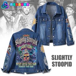 Slightly Stoopid Step Into the Sun Summer Tour 2025 Denim Jacket