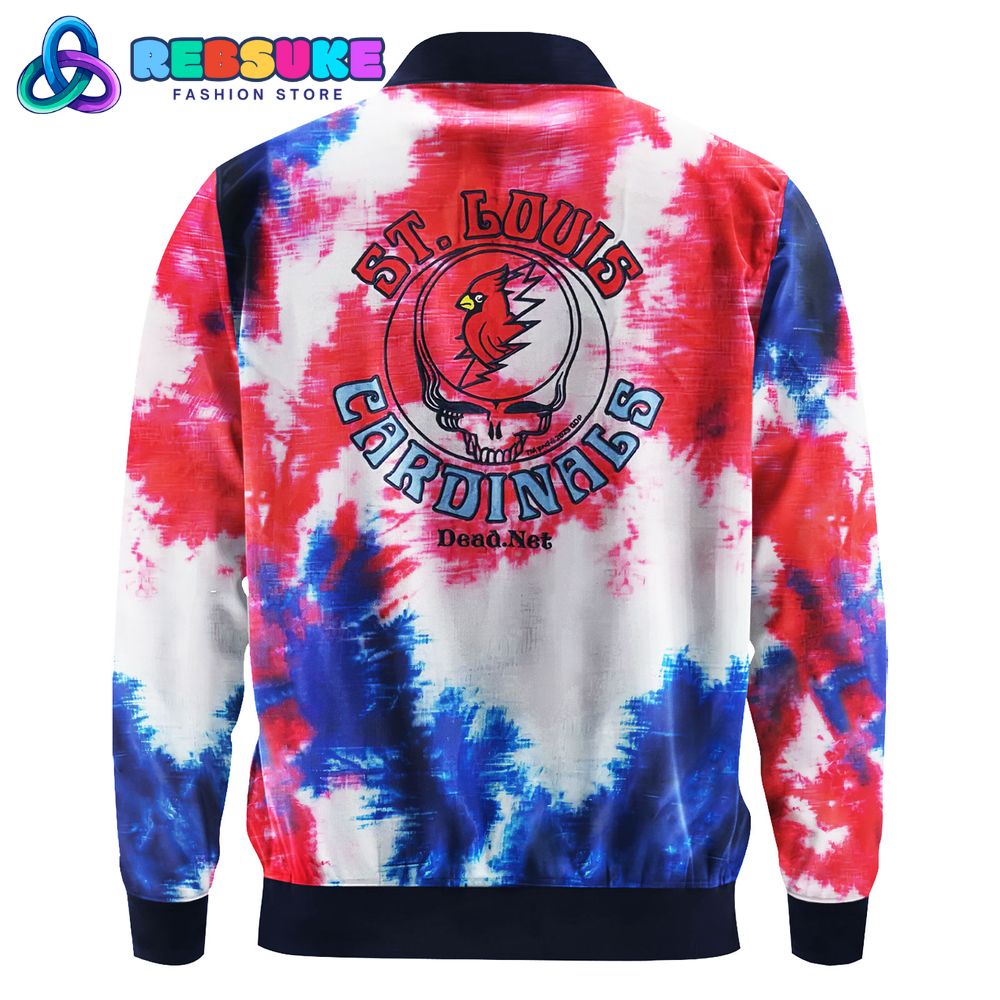 St. Louis Cardinals x Grateful Dead 2025 Limited Baseball Jacket St. Louis Cardinals x Grateful Dead 2025 Limited Baseball Jacket