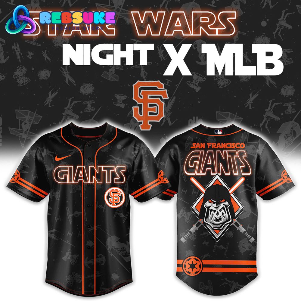 Star Wars Night x MLB San Francisco Giants Baseball Jersey Star Wars Night x MLB San Francisco Giants Baseball Jersey