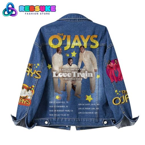 The O’Jays Last Stop on the Love Train The Final Tour Denim Jacket