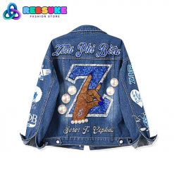 Zeta Phi Beta Sorority Inc Denim Jacket