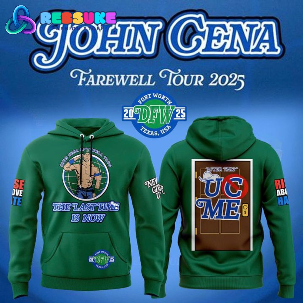 Green John Cena Farewell Tour 2025 Dallas Hoodie, Cap Green John Cena Farewell Tour 2025 Dallas Hoodie, Cap
