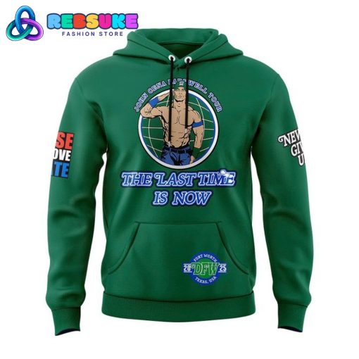 Green John Cena Farewell Tour 2025 Dallas Hoodie, Cap