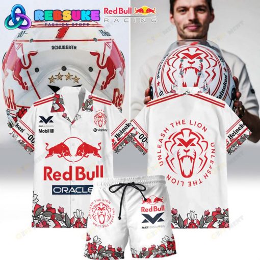 Max Verstappen 2025 Oracle Red Bull Racing Japanese GP Hawaiian Shirt