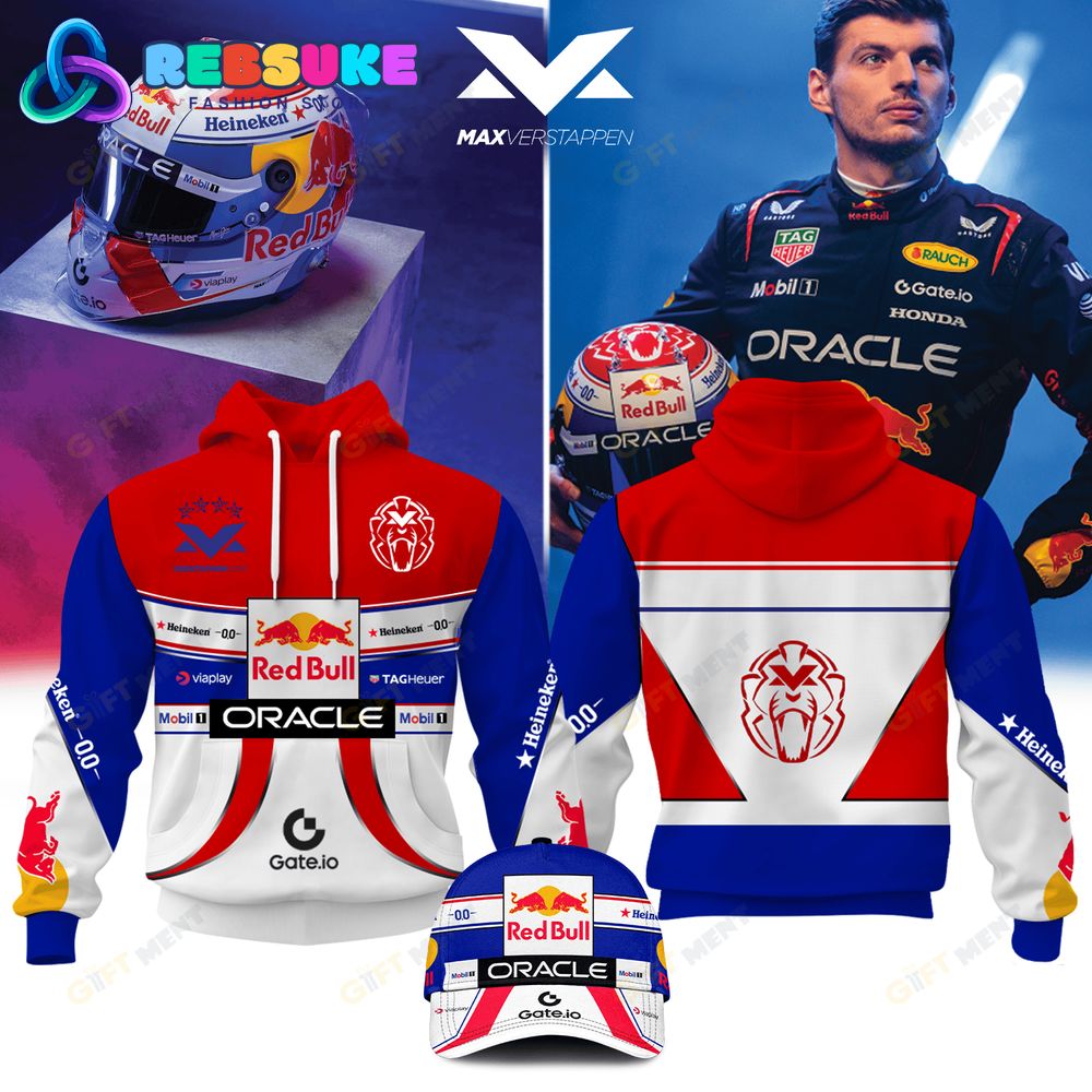 Max Verstappen 2025 Red Bull Racing New Hoodie, Cap Max Verstappen 2025 Red Bull Racing New Hoodie, Cap