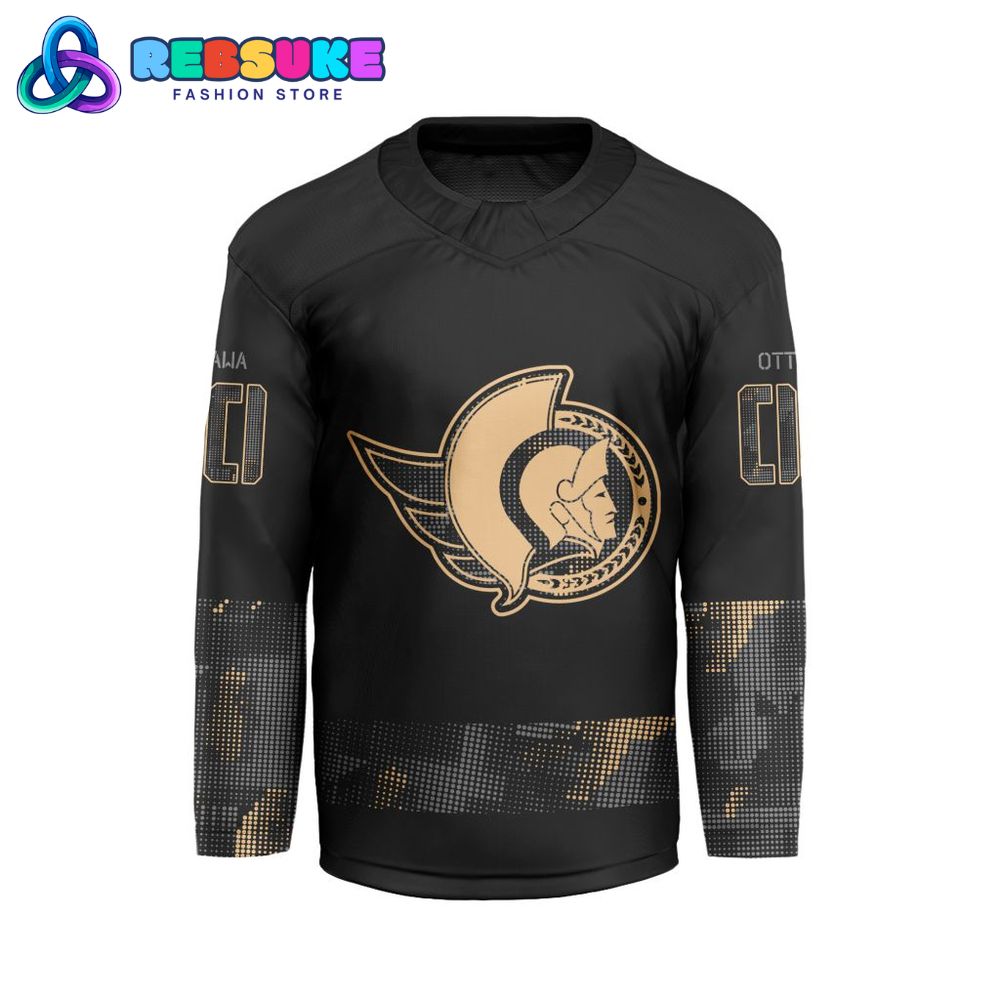 NHL Ottawa Senators x Military Appreciation Jersey 2025 NHL Ottawa Senators x Military Appreciation Jersey 2025