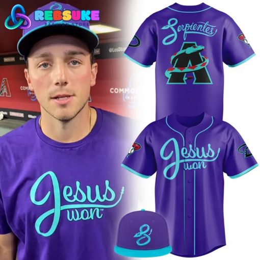 Arizona Diamondbacks 2025 City Connect x Jesus Won Baseball Jersey