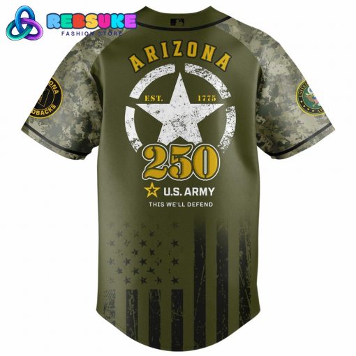 Arizona Diamondbacks MLB x U.S. Army 250th Birthday Celebration Jersey