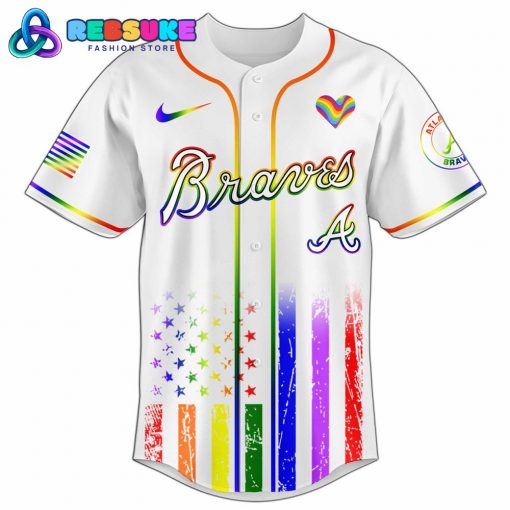 Atlanta Braves MLB x Happy Pride Month Jersey 2025