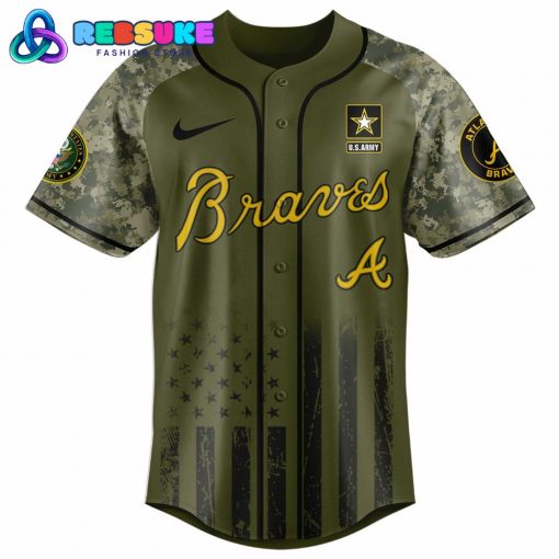 Atlanta Braves MLB x U.S. Army 250th Birthday Celebration Jersey