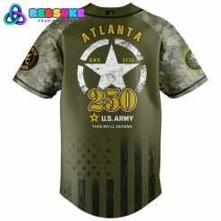 Atlanta Braves MLB x US Army 250th Birthday Celebration Jersey