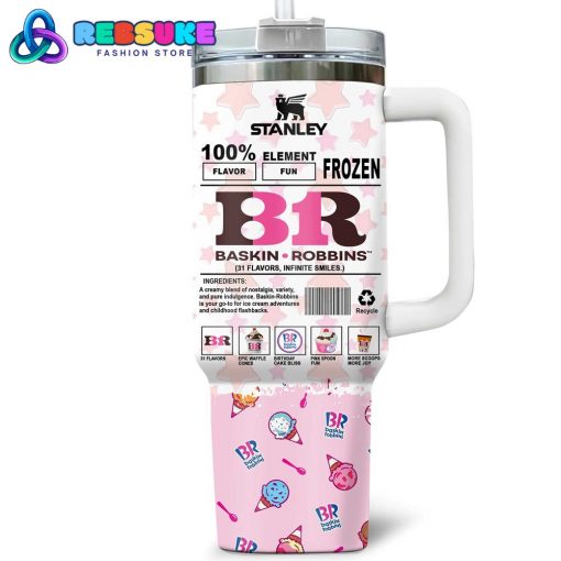 Baskin Robbins 2025 Custom Name Stanley Tumbler