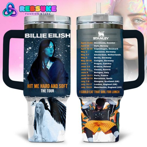 Billie Eilish Hit Me Hard and Soft The Tour 2025 Stanley Tumbler