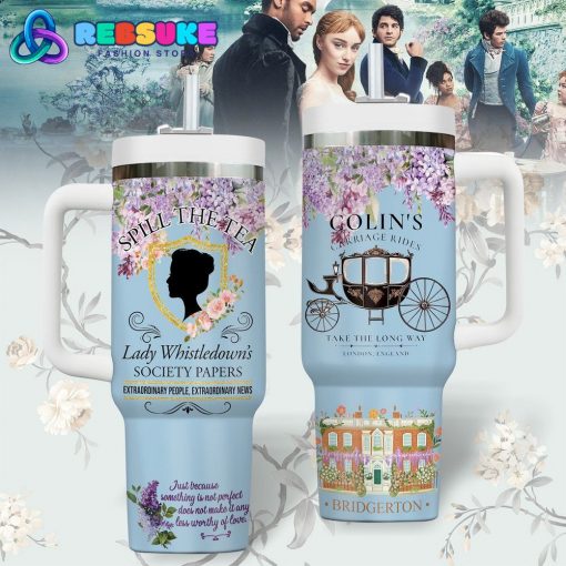 Bridgerton TV series Take The Long Way Stanley Tumbler
