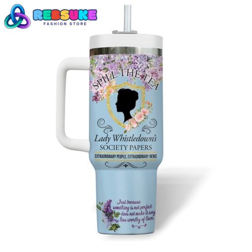 Bridgerton TV series Take The Long Way Stanley Tumbler