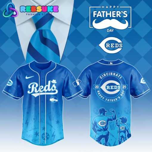 Cincinnati Reds MLB x Father’s Day 2025 Baseball Jersey