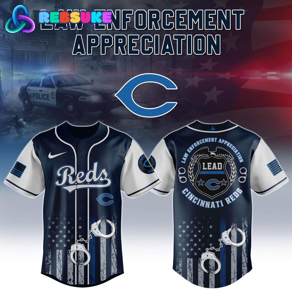 Cincinnati Reds MLB x Law Enforcement Appreciation 2025 Jersey Cincinnati Reds MLB x Law Enforcement Appreciation 2025 Jersey