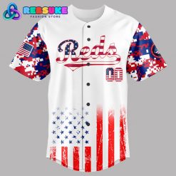 Cincinnati Reds MLB x The 4th of July x Military Jersey 2025