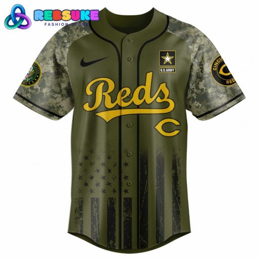 Cincinnati Reds MLB x U.S. Army 250th Birthday Celebration Jersey