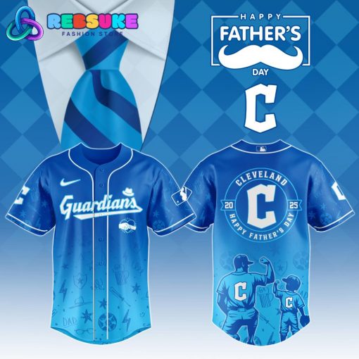 Cleveland Guardians MLB x Father’s Day 2025 Baseball Jersey