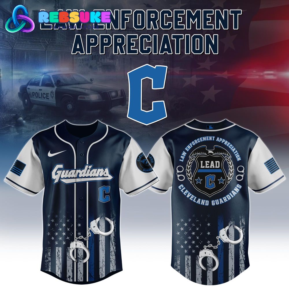 Cleveland Guardians MLB x Law Enforcement Appreciation 2025 Jersey Cleveland Guardians MLB x Law Enforcement Appreciation 2025 Jersey