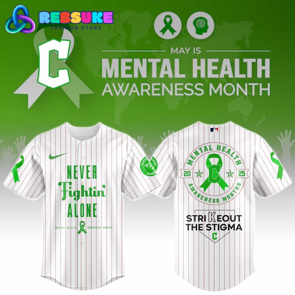 Cleveland Guardians MLB x Mental Health Awareness Month Jersey 2025 Cleveland Guardians MLB x Mental Health Awareness Month Jersey 2025