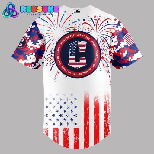 Cleveland Guardians MLB x The 4th of July x Military Jersey 2025