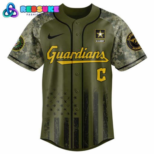 Cleveland Guardians MLB x U.S. Army 250th Birthday Celebration Jersey