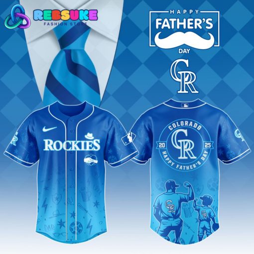 Colorado Rockies MLB x Father’s Day 2025 Baseball Jersey