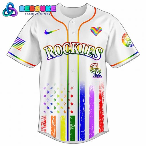 Colorado Rockies MLB x Happy Pride Month Jersey 2025