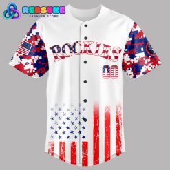 Colorado Rockies MLB x The 4th of July x Military Jersey 2025