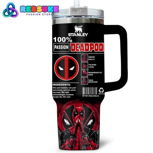 Deadpool Marvel Studio New Custom Name Stanley Tumbler