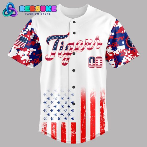 Detroit Tigers MLB x The 4th of July x Military Jersey 2025