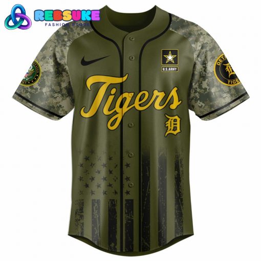 Detroit Tigers MLB x U.S. Army 250th Birthday Celebration Jersey