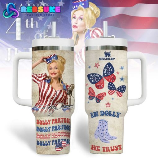 Dolly Parton Happy 4th Of July 2025 Stanley Tumbler