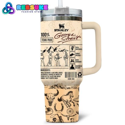 George Strait American Singer 2025 New Stanley Tumbler