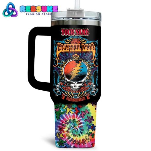 Grateful Dead Steal Your Face Personalized Stanley Tumbler