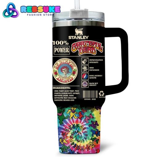 Grateful Dead Steal Your Face Personalized Stanley Tumbler