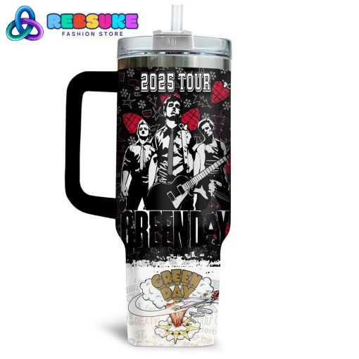 Green Day Tour 2025 Don’t Wanna Be An American Idiot Stanley Tumbler
