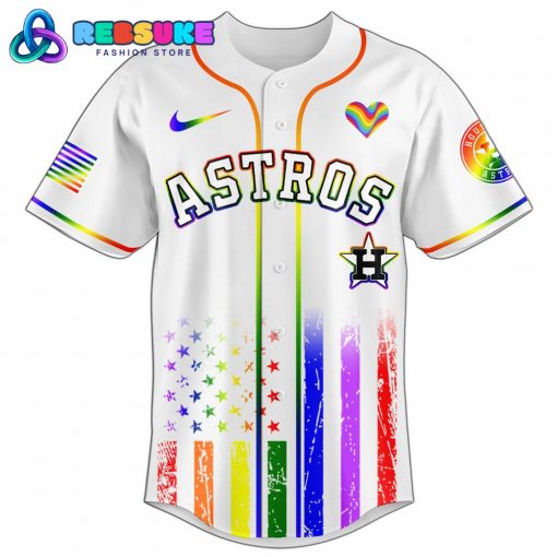 Houston Astros MLB x Happy Pride Month Jersey 2025